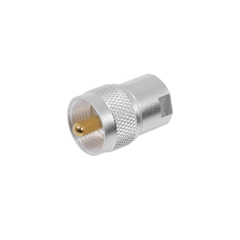 RF INDUSTRIES,LTD Adaptador UNIDAPT Hembra a UHF Macho (PL-259). Plata / Oro / Teflón. MOD: PT-4000-001