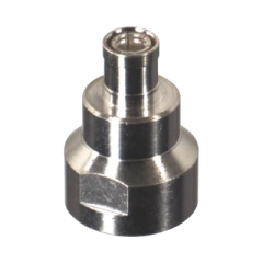 RF INDUSTRIES,LTD Adaptador UNIDAPT Hembra a Conector SMB Plug (Pin Hembra), Plata/ Oro/ Teflón. MOD: PT-4000-114