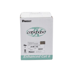 PANDUIT Bobina de Cable UTP 305 m. de Cobre, TX6000™ PanNet, Reelex, Gris Internacional, Categoría 6 Mejorado (23 AWG), PVC (CM), de 4 pares MOD: PUC6004IG-FE