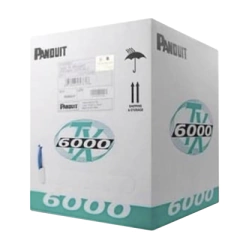 PANDUIT Bobina de Cable UTP 305 m. de Cobre, TX6000™ PanNet, Reelex, Rojo, Categoría 6 Mejorado (23 AWG), PVC (CM), de 4 pares MOD: PUC6004RD-FE