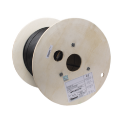 PANDUIT Bobina de Cable UTP de 4 Pares, PanNet, Para Exterior con Gel, Cat6 (23 AWG), Industrial para Climas Extremos, Color Negro, 305 m MOD: PUO6C04BL-CEG