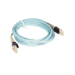 PANDUIT Jumper PViQ de Fibra Óptica Multimodo 50/125 OM4, LC-LC Duplex, LSZH, Color Aqua, 3 Metros MOD: PVFZL10-10M3Y