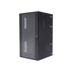 PANDUIT Gabinete PanZone de Montaje en Pared, de 19in, Puerta con Ventana de Seguridad, 26 UR, 762mm de Profundidad, Color Negro MOD: PZWMC2630W