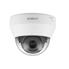 Hanwha Techwin Wisenet Cámara IP Tipo Domo Interior 2 Megapíxel / Lente Varifocal 3.2-10mm / IR 20M / WDR 120db / H.265 & WiseStream / Micrófono Interconstruido MOD: QND-6082R