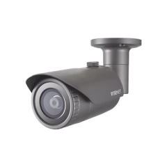 Hanwha Techwin Wisenet Cámara IP Tipo Bala Antivandálica 2 Megapíxel / Lente 2.8mm / IR 20M / WDR 120db / IP66 / H.265 & WiseStream MOD: QNO-6012R1