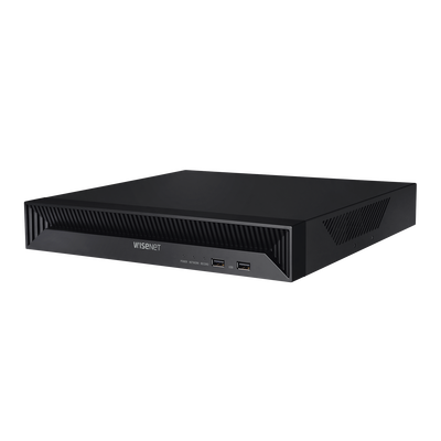 Hanwha Techwin Wisenet NVR 8 Megapíxel / 8 canales / H.265 / P2P Wisenet / 8 puertos PoE MOD: QRN-830S