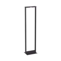 PANDUIT Rack de Dos Postes Estándar de 19 in, Rieles Numerados y Roscados #12-24, Fabricado en Aluminio, 45 Unidades de Rack, Color Negro MOD: R2P