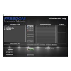 FREEDOM COMMUNICATION TECHNOLOGIES Kit de Herramientas en Software para Automatización de Procesos en Analizadores FREEDOM. MOD: R8-PAT