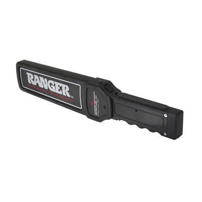 RANGER SECURITY DETECTORS Equipo portátil para detección de metales para areas silenciosas, tiene vibrador interconstruído MOD: RANGER-1500