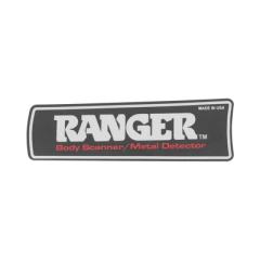 RANGER SECURITY DETECTORS Label para Detector RANGER1000 y 1500 MOD: RANGERFLABEL