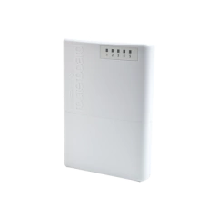 MIKROTIK (PowerBox) RouterBoard, 5 Puertos Fast Ethernet con PoE Pasivo, para exterior MOD: RB750P-PBR2