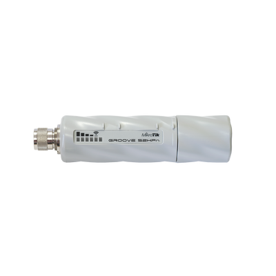 MIKROTIK (GrooveA 52) Punto de Acceso, Doble Banda (2.4 ó 5 GHz) 802.11 a/b/g/n, Hasta 500mW, Incluye Antena Omnidireccional de 6 dBi. MOD: RBGROOVEA-52HPN