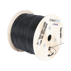LINKEDPRO BY FIBERHOME Carrete de 2 km de Fibra Óptica Aérea redonda (Figura 0) G.657B3 tipo Drop, Monomodo, 1 hilo, forro de 3 mm MOD: RDC-1FO-G657B3/2KM