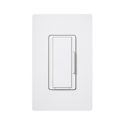 LUTRON ELECTRONICS Atenuador (dimmer) Auxiliar de pared, compañero de atenuadores multilocación. Usar en 3 vías o escalera. MOD: RD-RD-WH