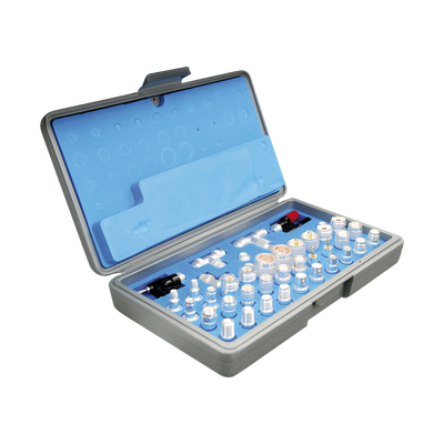 RF INDUSTRIES,LTD Kit Universal de Adaptadores UNIDAPT de 43 Piezas "Clásicos" en Estuche de Plástico y Esponja. MOD: RFA-4023-01
