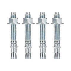 PANDUIT Kit de Anclaje a Piso, Para Rack de 2 o 4 Postes, Fabricado en Acero, 4 Piezas MOD: RFAKIT