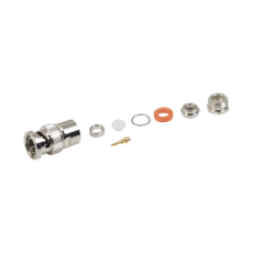 RF INDUSTRIES,LTD Conector BNC Macho de rosca para cables RG-8/X, LMR-240 o RG-59/U en 75 Ohm. MOD: RFB-1101-1X
