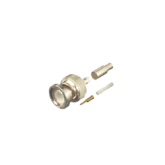 RF INDUSTRIES,LTD Conector BNC Macho de Anillo Plegable para Cables RG-316/U, BELDEN 84316. MOD: RFB-1106-5B1