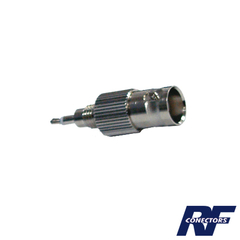 RF INDUSTRIES,LTD Adaptador en Línea, de Conector BNC Hembra a Plug para Fono, Níquel/ Oro/ Teflón. MOD: RFB-1141