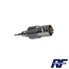 RF INDUSTRIES,LTD Adaptador en Línea, de Conector BNC Hembra a Plug para Fono, Níquel/ Oro/ Teflón. MOD: RFB-1141