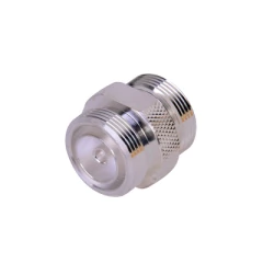 RF INDUSTRIES,LTD Adaptador Barril de Conector DIN-7-16 Hembra a DIN 7-16 Hembra, Plata/ Plata/ Teflón. MOD: RFD-1653-2