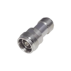 RF INDUSTRIES,LTD Adaptador en Línea de Conector 4.3-10 Hembra a N Hembra, Bronce Blanco/ Plata/ Teflón. MOD: RFD-43F-NF
