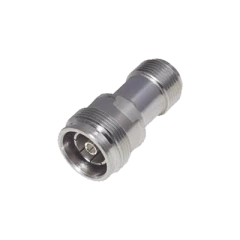 RF INDUSTRIES,LTD Adaptador en Línea de Conector 4.3-10 Hembra a N Hembra, Bronce Blanco/ Plata/ Teflón. MOD: RFD-43F-NF