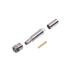 RF INDUSTRIES,LTD Conector FME Hembra de Anillo Plegable para Cable RG-58/U, Níquel/ Oro/ Teflón. MOD: RFE-6050-C