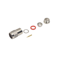 RF INDUSTRIES,LTD Conector N Macho de Rosca en Cables con Conductor Central AWG-11 ó 13 tipo RG-213/U (8267), RG-214 (8268), RG-8/U (8237), Niquel/ Oro/ Teflón. MOD: RFN-1002-1N