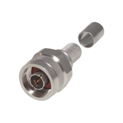 RF INDUSTRIES,LTD Conector N Macho de PIN Cautivo, Anillo plegable, para cables 9913, LMR-400, CNT-400, RG8/U-SYS, RFLASH-1113, 8214, 7810A. MOD: RFN-1006-49I