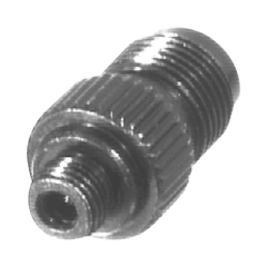 RF INDUSTRIES,LTD Adaptador de Conector TNC Hembra a NEC P3, P4, Cel.-P110 Cromo-Negro/ Oro/ Teflón.​ MOD: RFT-1243