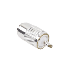 RF INDUSTRIES,LTD Conector UHF Macho (PL-259) para Cables RG-8/U, RG-8U-SYS, 8237, 8267, 8268, 9913, CTN-400, 7810, 8214, 7810A, RFLASH-1113, LMR-400, Plata )/ Plata/ Teflón. MOD: RFU-501 - buy online