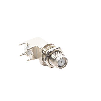RF INDUSTRIES,LTD Conector Mini UHF Hembra para Montaje en PCB, Estaño/ Estaño/ Polipropileno. MOD: RFU-6065