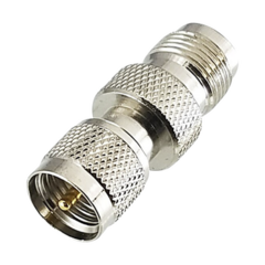 RF INDUSTRIES,LTD Adaptador en Línea, de Conector Mini UHF Macho a TNC Hembra, Níquel/ Oro/ Teflón. MOD: RFU-623
