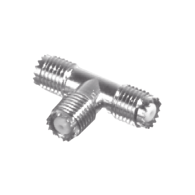 RF INDUSTRIES,LTD Adaptador en T, de Conector Mini-UHF Hembra a Doble Mini-UHF Hembra, Níquel/ Plata/ Teflón. MOD: RFU-632