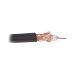 VIAKON Retazo de Cable de 100 mts; RG59, calibre 20, blindado de malla trenzada de cobre 80% MOD: RG59USYSCOB*100MTS