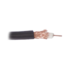 VIAKON Retazo de Cable de 100 mts; RG59, calibre 20, blindado de malla trenzada de cobre 80% MOD: RG59USYSCOB*100MTS