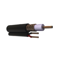 VIAKON CABLE COAXIAL X MTO TIPO CCA + 2 HILOS CAL. 20 (RETAZO DE 55 MTS) MOD: RG59VCCA*55MTS