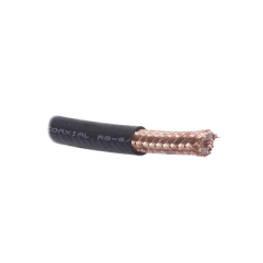 VIAKON Cable Coaxial RG8, 50 OHMS, 4.1DB, 100% Cobre, Hecho en México, Retazo de 60 Metros MOD: RG8USYS*60MTS