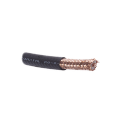 VIAKON Cable Coaxial RG8, 50 OHMS, 4.1DB, 100% Cobre, Hecho en México, Retazo de 6 Metros MOD: RG8USYS*6MTS