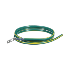 PANDUIT Kit de Jumper para Conexión de Gabinete o Rack de Telecomunicaciones a Barra de Tierra Física, 6 AWG, 1.52 m de Largo MOD: RGCBNJ660PY