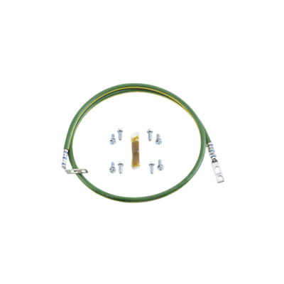 PANDUIT Jumper Para Aterrizar Equipos en Racks o Gabinetes, 10 AWG, con Terminal Doblada a 90 Grados, 0.61m de Largo MOD: RGEJ1024PFY