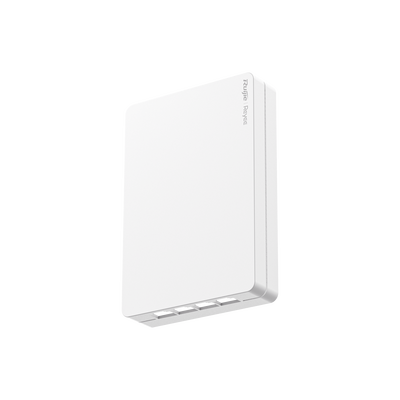 RUIJIE Punto de acceso Wi-Fi 6 para interior en pared, hasta 512 usuarios ideal para Hotelería u Oficina. RG-RAP1260