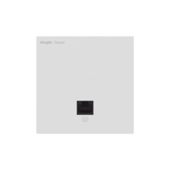 RUIJIE Punto de acceso Wi-Fi 6 para interior en pared, hasta 512 usuarios ideal para Hotelería, discreto incrustado en pared. RG-RAP1261