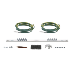 PANDUIT Kit de Puesta a Tierra con dos Jumpers 6 AWG y Barra de Conexiones de 20 Orificios, para Rack de 19in MOD: RGRKCBNJEJY