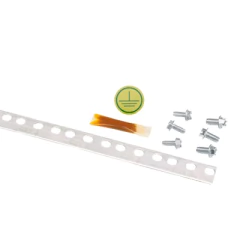 PANDUIT Barra Vertical para Tierra Física, de 2m de Largo, para Montaje en Rack MOD: RGS134-1Y