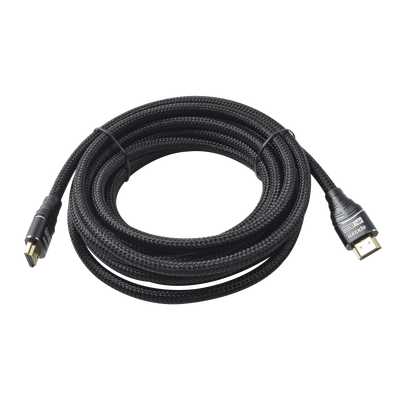 EPCOM POWERLINE Cable HDMI Ultra-Resistente Redondo de 5m (16.4 ft) Optimizado para Resolución 4K ULTRA HD MOD: RHDMI5M