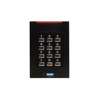 HID Lector con Teclado 921 PROX HID, EM /iClass SEOS (no clonable) /iClass SE/ iClass SR/ iClass /Mifare Classic, DesFire, Bluetooth/ Garantía de por Vida MOD: RK40F