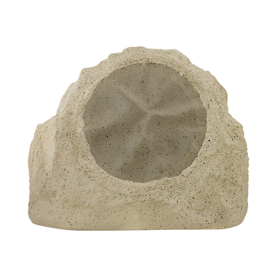 TRUAUDIO Altavoz Exterior de 2 vías con forma de roca, Woofer de polipropileno de 8 ", Tweeter de titanio de 1", Café claro. 5 - 150 W, 8 ohms MOD: RK-8-TN