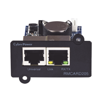 CYBERPOWER Tarjeta de Administración Remota para UPS CyberPower Modelos PR, OL y OR hasta 5 kVA y PDUs con Tarjeta de Expansión MOD: RMCARD205